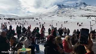 Kayserili vatandaşlar yılın son gününde Erciyes dağına akın etti [upl. by Elise261]