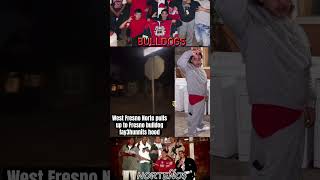 Fresno Norteno Pulls up to Fay3Hunnits Hood 559 rap fresno norte bulldogs explore viral gang [upl. by Lean]