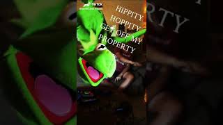 Kermit Hippity Hoppity Get Off My Property Meme [upl. by Neellok]