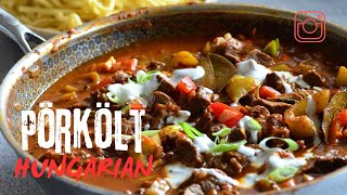 Úžasný recept na Maďarský hovězí perkelt 🇬🇧pörkölt how to make it at home quick meal from one pan [upl. by Erhard]