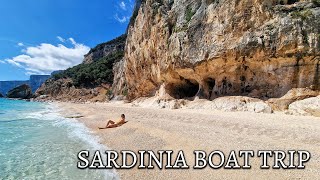 SARDINIA Boat Trip Cala Goloritze Cala dei Gabbiani Cala Mariolu Cala Biriala Piscine di Venere [upl. by Tsyhtema]