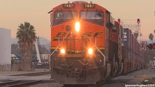 Amtrak BNSF Union Pacific amp Metrolink Trains 122814 [upl. by Shanahan]