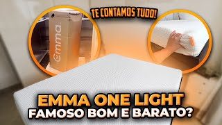 TESTAMOS o EMMA ONE LIGHT É bom pelo PREÇO COLCHÃO de espuma CUSTO BENEFÍCIO na CAIXA 🛏️💤 [upl. by Frederique512]