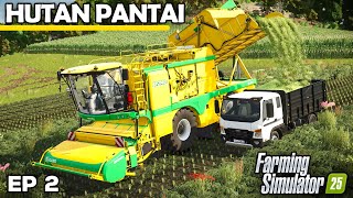 GPS and DREAMS OF BEANS  Farming Simulator 25  Hutan Pantai  Episode 2 [upl. by Edialeda]