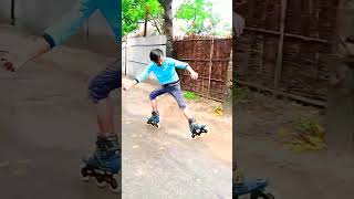 New skill and power slide 😱😱🥰🥰Ajoyskating 😱🤫💯skating skating shortdskater murshidabad road [upl. by Gundry]