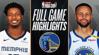 GRIZZLIES at WARRIORS  EMIRATES NBA CUP 🏆  FULL GAME HIGHLIGHTS  November 15 2024 [upl. by Aurora258]