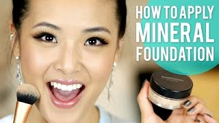 How to Apply Mineral Foundation BareMinerals [upl. by Nagam]