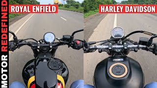 2024 Royal Enfield Guerrilla 450 Vs Harley Davidson X440S Ride Comparison  Motor Redefined [upl. by Hebel]