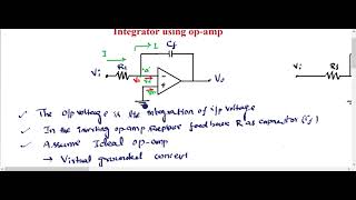 Integrator and Differentiator using opamp [upl. by Hannaoj]