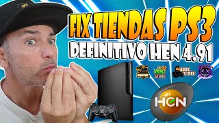 FIX Tiendas PS3 HEN 491 OFICIAL  TODAS LAS TIENDAS 100 FULL FREE WORK [upl. by Assyle]