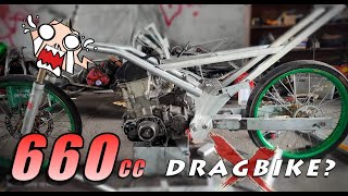 660cc DRAGBIKE vs 400cc STREETBIKE  PANGMALAKASANG SET UP  Ginagawa sa MINDORO [upl. by Elik]