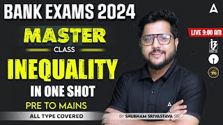 Inequality Reasoning Basic Concepts amp Tricks  Bank Exam 2024 Reasoning By Shubham Srivastava [upl. by Ocsisnarf658]