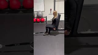 Hamstring strength testing using dynamometer [upl. by Arielle]