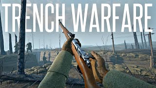 TERRIFYING WW1 TRENCH WARFARE  Beyond The Wire Gameplay [upl. by Westney]