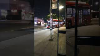 London Bus Route 366 speeding round Gallions Reach london [upl. by Asiek]