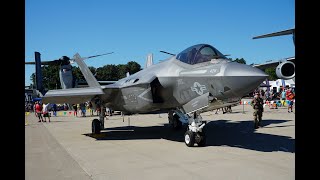 Airventure 2022 Saturday video F35 AWESOME TAKEOFF 56 [upl. by Domini]