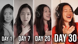 I Learned How to Sing for 30 Days [upl. by Sisi]