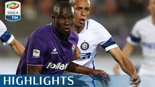 Fiorentina  Inter 54  Highlights  Giornata 33  Serie A TIM 201617 [upl. by Enyahc861]