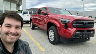 2024 Toyota Tacoma SR5 Dbl Cab Long Box in Supersonic Red [upl. by Sommer434]