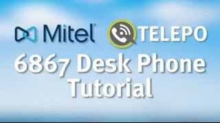 Telepo 6867i Desk Phone Tutorial [upl. by Malanie]