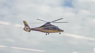 STRANGE OPTICAL ILLUSIONS Helicopter Blades Appear To Be Still While Flying [upl. by Cressler]