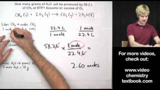 Gas Stoichiometry Equations Part 1 [upl. by Cleary675]