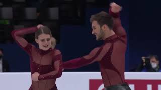 Gabriella Papadakis Guillaume Cizeron  20220325  World Championship Rythm Dance [upl. by Nowyt]