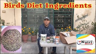 Birds Soft food IngredientsGifts From Nutri BirdsHealthy Birds Healthy Breed [upl. by Aaronson]