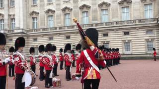 Buckingham Palace Changing of Guards 31 March 2017 [upl. by Sigismond693]