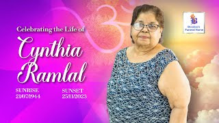 Celebrating The Life Of Cynthia Ramlal [upl. by Keyek181]