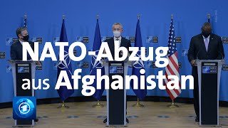 Nach USEntscheidung Auch NATOTruppen sollen Afghanistan verlassen [upl. by Enneite]