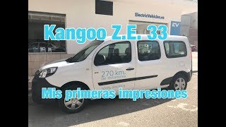 Renault Kangoo ZE 33 Mis primeras impresiones y un poco de azotes [upl. by Granville]