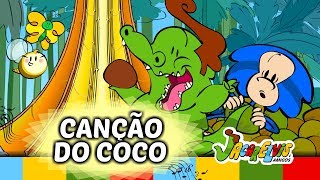 Canção do Coco  Música Infantil  Jacarelvis e Amigos vol 03 [upl. by Arfihs]