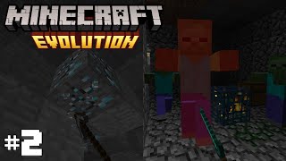 DIAMONDS amp DUNGEONS  Minecraft Evolution  2 [upl. by Neumann647]