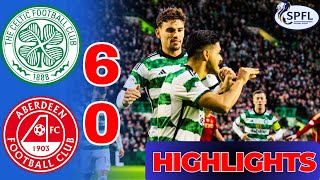 🔴Celtic vs Aberdeen 60 Highlights e tutti i gol 2425 [upl. by Anitsej]