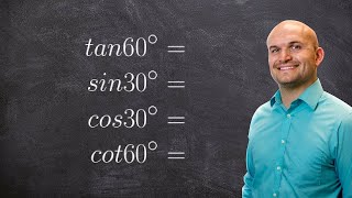 Evaluate trig functions without using a calculator using cofunction identities [upl. by Nylrebmik]