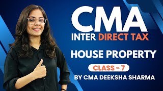 Income from House Property CMA INTERCA INTER Direct tax [upl. by Elimac726]