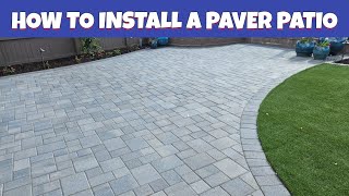 How to build a paver patio [upl. by Zina]