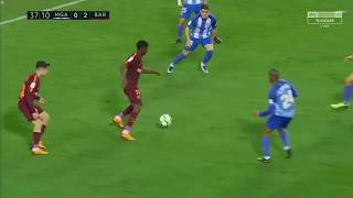 Ousmane Dembélé vs Malaga Away La Liga 20172018 HD 1080p [upl. by Akeemaj]