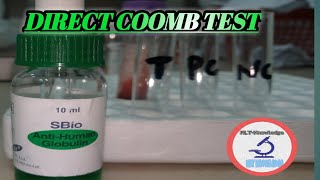 Direct Coombs testDirect Antiglobulin TestCoombs Test Procedure [upl. by Eneleahs203]