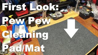 Unbagging amp First Look Pew Pew Cleaning MatPad [upl. by Osrick]