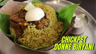 Chickpet Donne Biryani House  Bangalore Famous Biryani  Food Review [upl. by Eivi304]