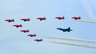 BEST AIRSHOW COMPILATION EVER  CHEROKEE MEDIA  Red Arrows Raptor Tucker Blue Angels [upl. by Yenrab]