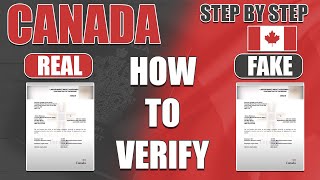 How To Check Canada LMIA Fake or Real  Check Work Permit  Check Work Visa Step By Step [upl. by Gabe]