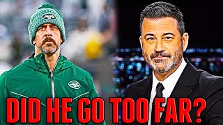 JIMMY KIMMEL THREATENS AARON RODGERS [upl. by Ronnoc]