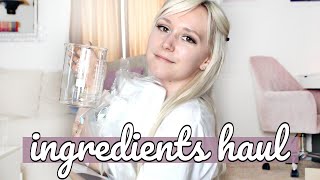 Skincare Ingredients Haul  Formulator Sample Shop amp Lotioncrafter [upl. by Atiloj]