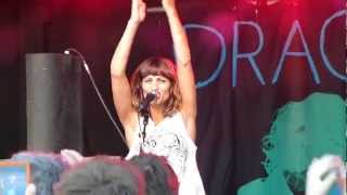 Dragonette  Hello  Winnipeg Red River Ex June 2012 Live [upl. by Ellerehs]