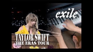 Piano Chords exile Live  Taylor Swift Live at The Eras Tour [upl. by Eillat]