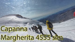 Salita alla Capanna Margherita il rifugio piu alto DEuropa 4K [upl. by Sahcnip]