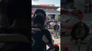 Renzi Corse Ducati SuperSport rider Simone Corsi ducatisupersport pitbox [upl. by Vories]